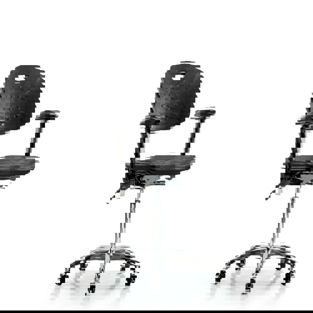 Task Chair: Polyurethane, Black